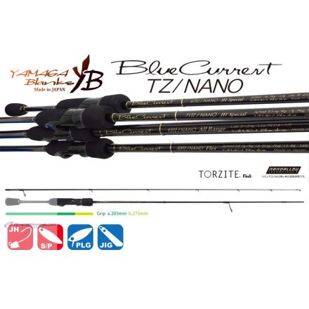 YAMAGA BLUE CURRENT 62TZ NANO 1.88m 3gr Fuji Titanium Torzite