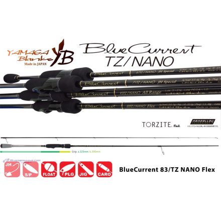 YAMAGA BLUE CURRENT 83TZ NANO FLEX 2.52m 1.5-8gr Fuji Titanium Torzite