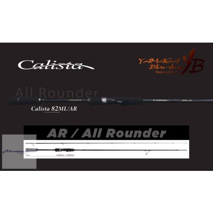 YAMAGA CALISTA 82ML/AR 2.496m 22gr Fuji Titanium Torzite