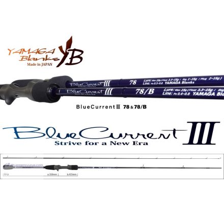 YAMAGA BLUE CURRENT III 78/B CAST 2.425m 2-15gr