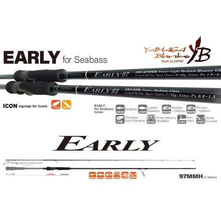 YAMAGA EARLY SEABASS 97MMH 2.925m 8-42gr