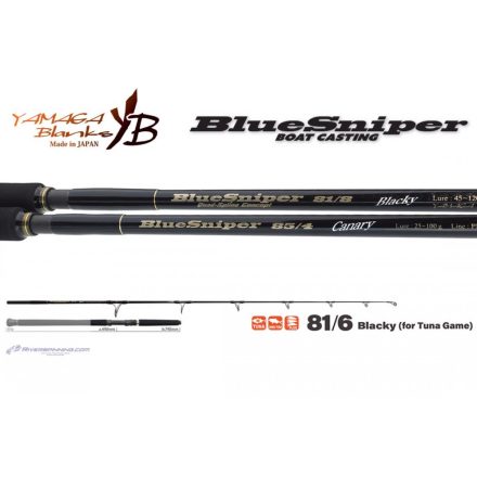 YAMAGA BLUE SNIPER 81/6 BLACKY TUNA 2.48m 30-110gr