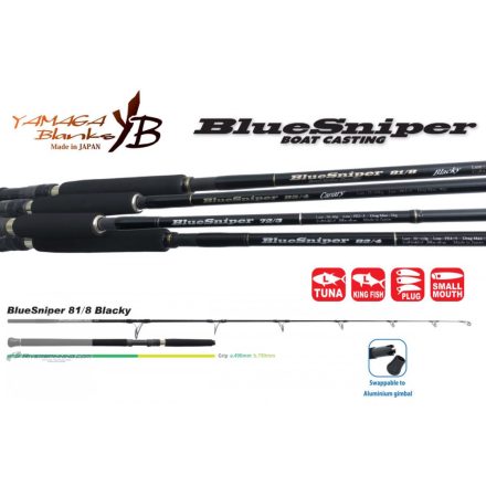 YAMAGA BLUE SNIPER 81/8 BLACKY TUNA 2.48m 45-120gr