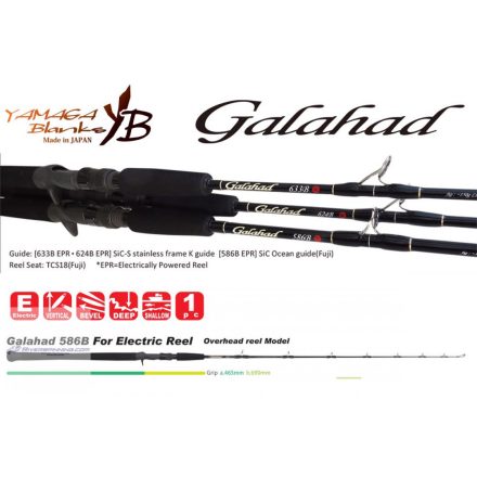 YAMAGA GALAHAD 586B CAST 1.740m Jig Max 350gr