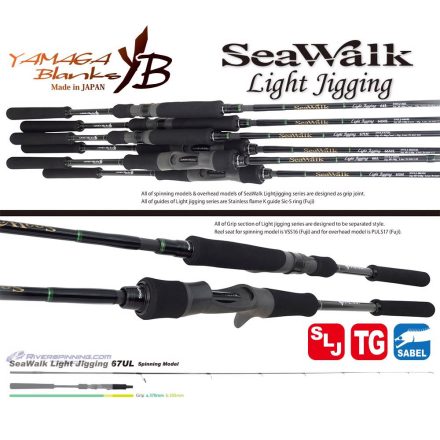 YAMAGA SEAWALK LIGHT JIGGING 67UL 2.015m 25gr