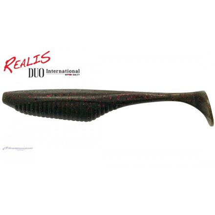 DUO REALIS VERSA SHAD FAT 5" 12.5cm F018 Green Pumpkin Red Flake